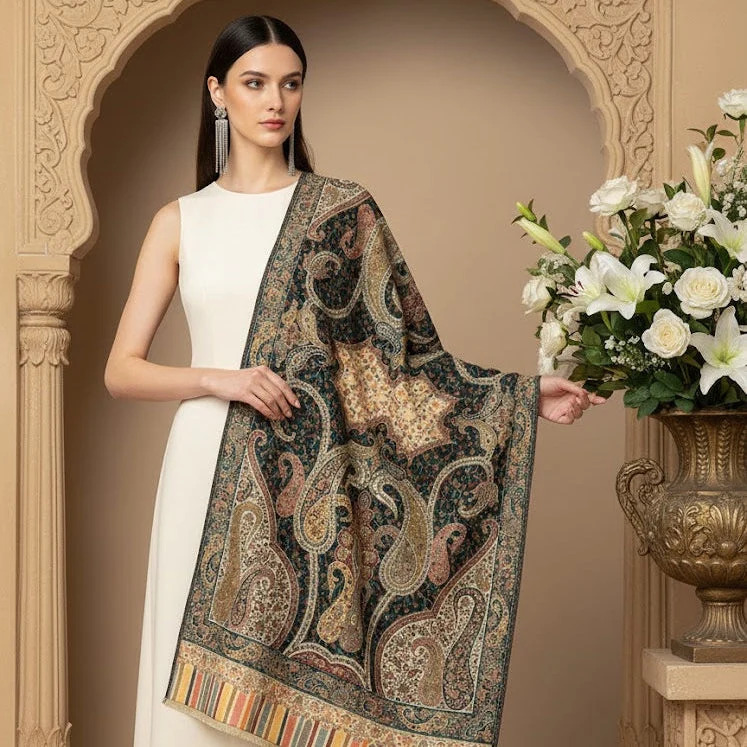 Heritage Drape shawl
